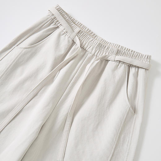 【藏胯遮肉，穿出漫画腿】【柔软细腻，手感丝滑】春夏季新款SAKURA樱花生态棉弯刀裤宽松阔腿双线弯刀修容裤 商品图8