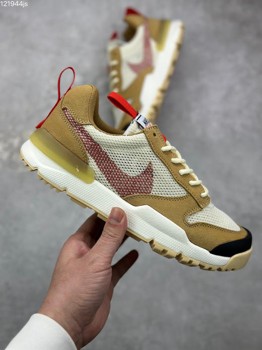 春季特惠💰450 公司级 # Tom Sachs x NK Craft Mars Yard 2.0 联名宇航员神游太空百搭休闲运动透气慢跑鞋“复古做旧黄红勾”权志龙同款 商品图3