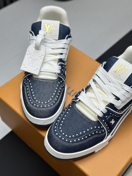 春季特惠💰650 LV 公司级 # 驴牌 Trainer 低帮休闲板鞋 商品图4