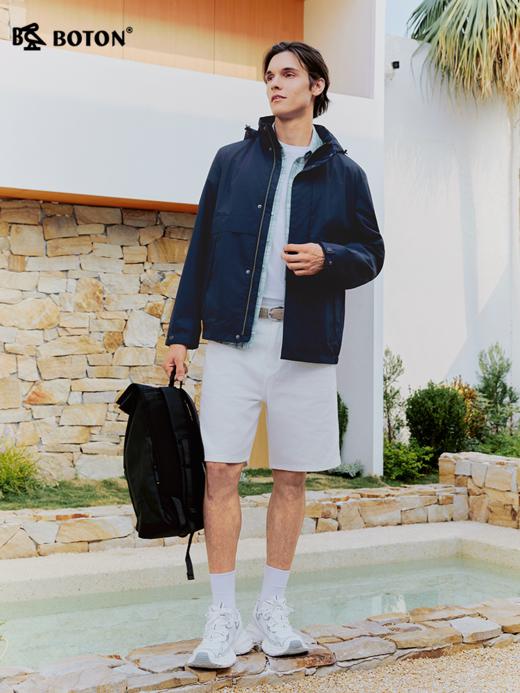 波顿男士春秋季连帽夹克｜通勤休闲两相宜，有型有款从容出行MJ060126 商品图2