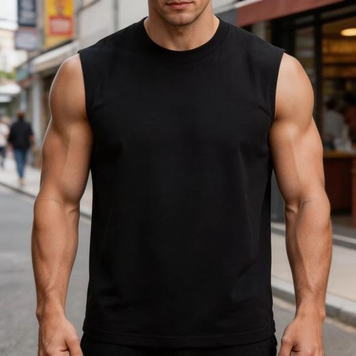 【防晒速干系列】SCHIESSER德国舒雅男士防晒速干运动休闲户外外穿宽肩背心39/27185V 商品图2