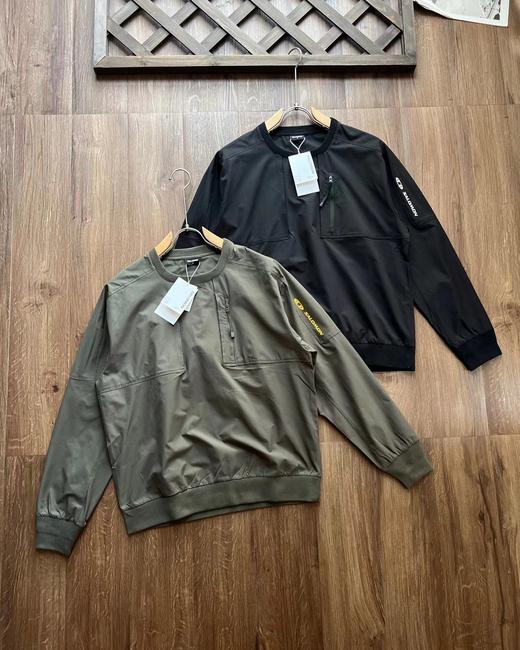 F0304104男款春夏休闲透气潮流圆领百搭宽松版型藏肉显腿长卫衣 商品图0