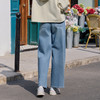 半身缘女裤 春季时尚复古香蕉裤型宽松洗水牛仔裤261102P10120189 商品缩略图4