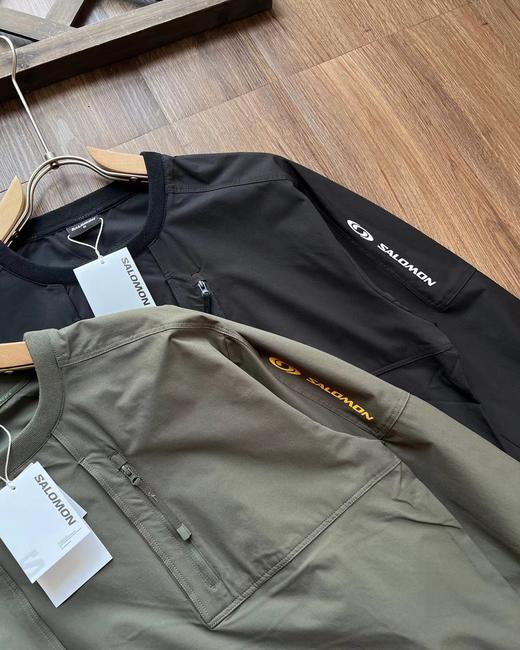 F0304104男款春夏休闲透气潮流圆领百搭宽松版型藏肉显腿长卫衣 商品图4