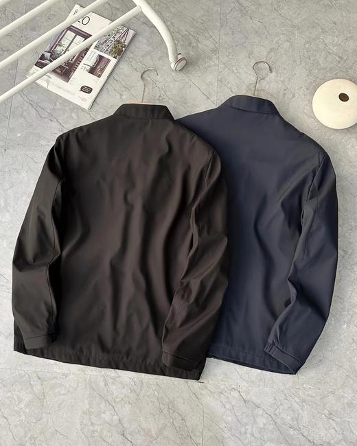 F030401春季新品新款时尚商务立领设计刺绣logo男士夹克外套 商品图1