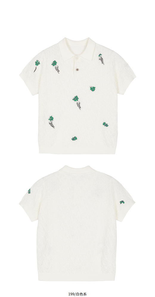 jnby   26年春款  短袖套头针织衫  1Q3311430 商品图6