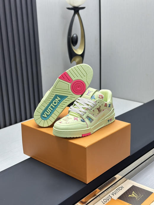 春季特惠💰650 LV 公司级 # 驴牌 Trainer 低帮休闲板鞋 商品图5