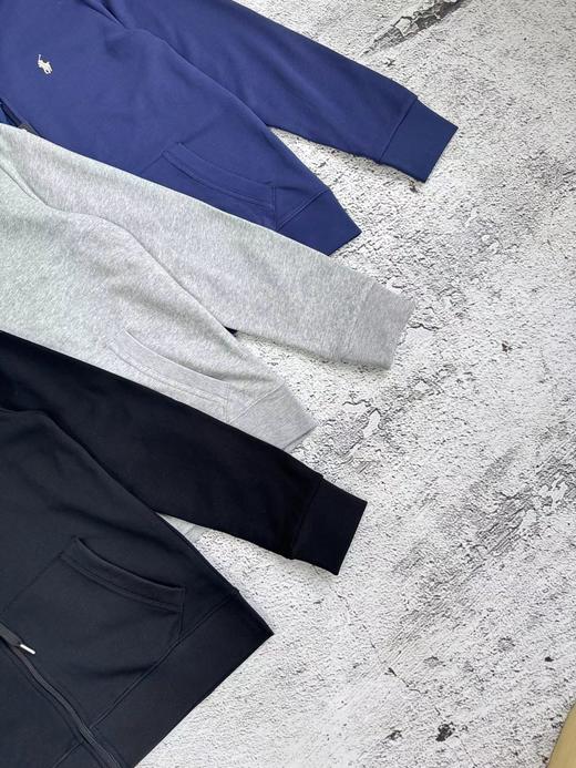 F030455小马刺绣简约宽松休闲百搭细腻柔软拉链开衫外套连帽卫衣帽衫 商品图9