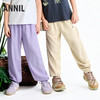 【实体店同款】男女童全腰梭织单裤夏季新款安奈儿童装AM626053 商品缩略图2