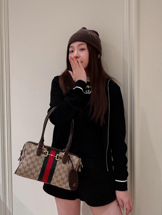 古驰金属拉链立领长袖开衫外套 商品图2