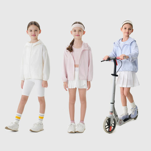 马克珍妮元气多彩女童超轻透气防晒衣2026年夏装新款560269 商品图3