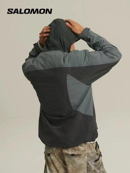 F030467户外运动百搭时尚便捷轻量防风透气耐磨连帽夹克外套 商品图10