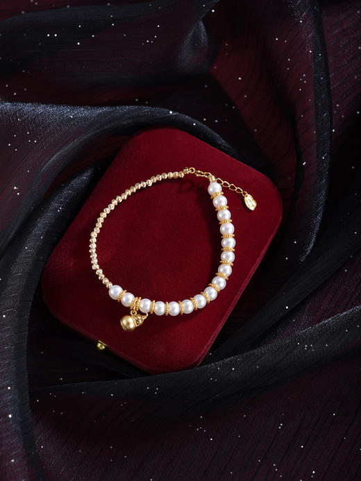 子佩集【福禄奇缘】银S925珍珠惜王妃手链【QJSL005】镀金葫芦2602 商品图5