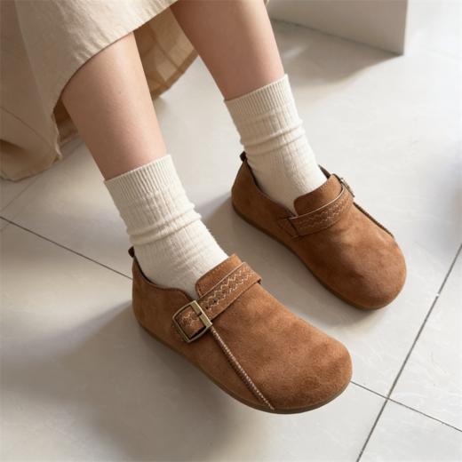 【服饰/饰品】珍足康2026春季新款软底全包勃肯鞋女一脚蹬百搭懒人鞋/豆豆鞋TB11 商品图5