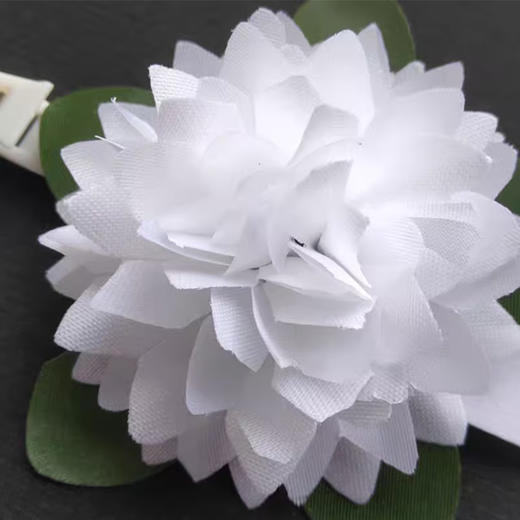 白事胸花追悼会葬礼丧葬殡仪殡葬用品胸前小白花 商品图2