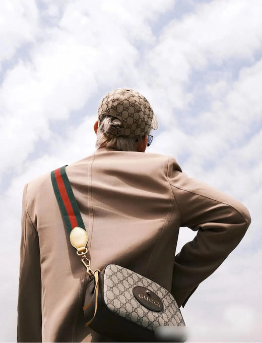 Gucci 老花 虎头 斜挎 相机包 商品图2