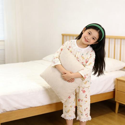 【女童睡衣39/套】儿童春秋夏长袖薄款家居服女孩宝宝时光棉韩版空调服套装聚 商品图9