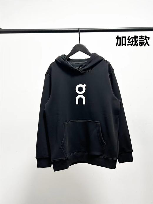 F0304123加绒款新型奥粒绒速干弹力面料胸前大标日常百搭连帽卫衣 商品图0