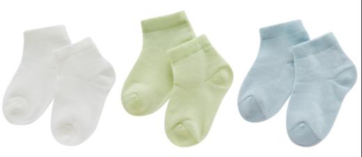 拉比配饰j6-1拉比抑菌短袜（3双装）LZED103707 商品图1