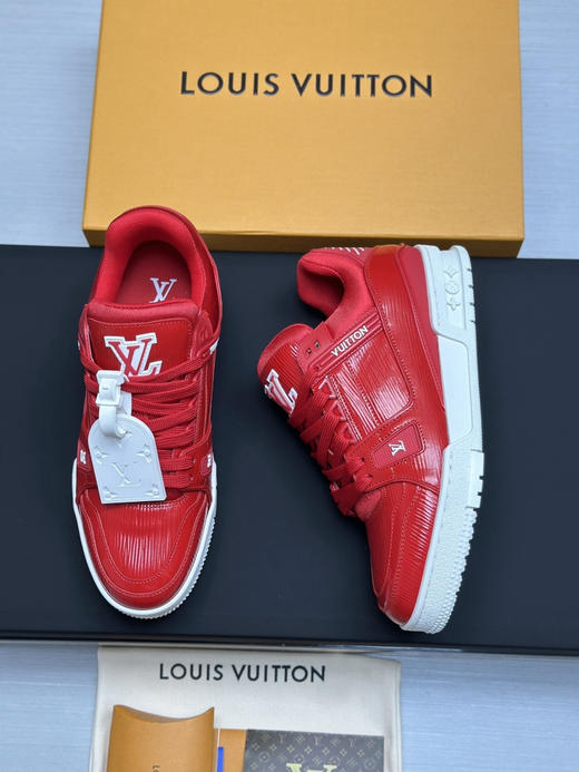春季特惠💰650 LV 公司级 # 驴牌 Trainer 低帮休闲板鞋 商品图7