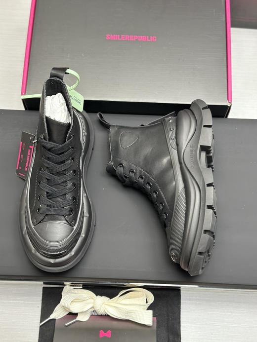 春季特惠💰450 新款厚底高帮 # SMILEREPUBLIC 厚底帆布鞋系列 商品图7