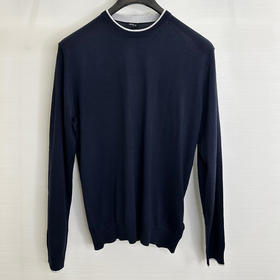 KITON 男士长袖针织衫 蓝色 UMK077603001