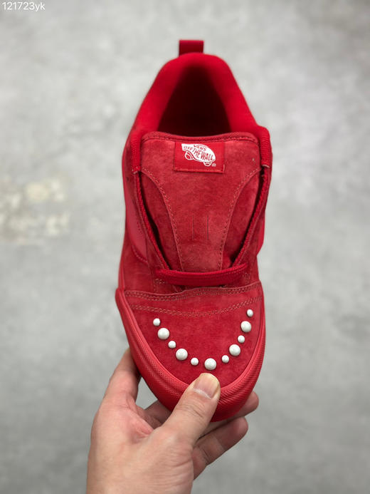 春季特惠💰320 Vans Knu Skool 经典舒适 支撑 低帮 板鞋 男女同款 大红色 商品图1