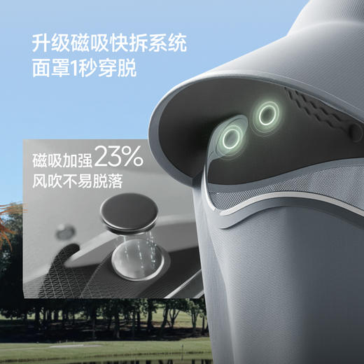 【26春夏新品】蕉下女士轻薄立体空顶面护帽AS721 商品图3