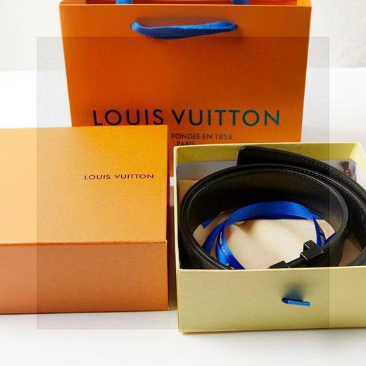 F030451男士可商务可休闲耐磨棋盘格黑扣腰带皮带 商品图8