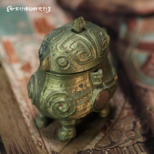 山西博物馆镇馆之宝鸮卣树脂冰箱贴可开盖立体磁吸文创旅游纪念 商品图2