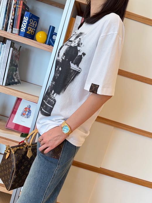 驴家印花套头圆领短袖T恤 商品图14