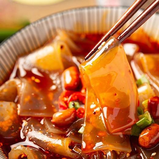 【福利❗️49.9抢5袋🔥正宗红薯粉皮】纯手工真农家红薯制作，易泡发有韧性，弹爽滑劲道，简单几步轻松享美味，长形粉皮耐煮500克地瓜凉拌炒炖涮火锅麻辣烫QQ 商品图0