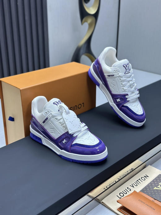 春季特惠💰650 LV 公司级 # 驴牌 Trainer 低帮休闲板鞋 商品图2