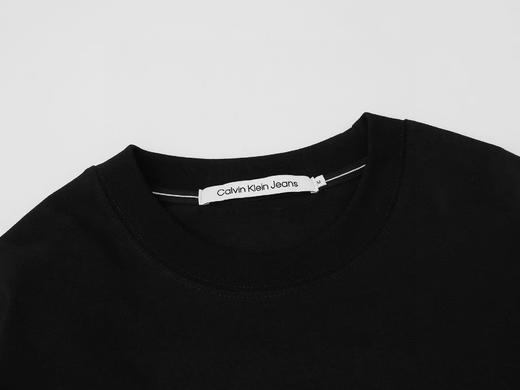 F030410字母袖标印花logo柔软舒适情侣os落肩版型圆领长袖T恤上衣打底衫 商品图6