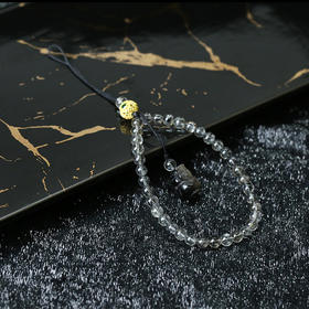 【祈愿吉品】黑曜石貔貅黑发晶挂饰小众新款送礼