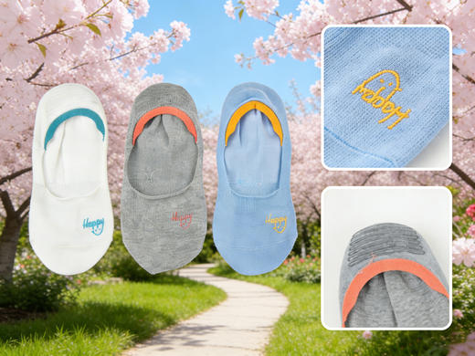 TUTUANNA_夏季女式船袜 商品图1