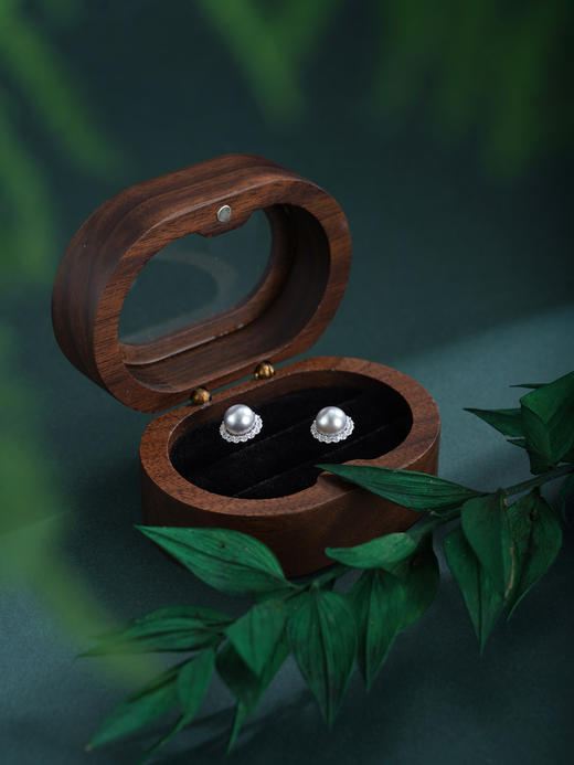 子佩集【心海花叙】银S925珍珠惜王妃耳钉【QJED006】小太阳2602 商品图3