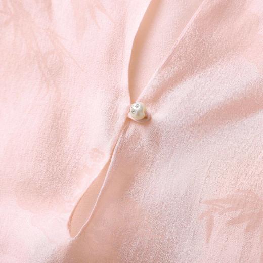 「高货wl」全新升级【铂金会员257/天猫339/差价82】(00913)洛诗琳新中式人丝提花上衣2026春季新款立领国风衬衫女 商品图3