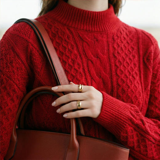 PALUOPO/PL半高领女衫ET22399R-A/约重360g帕罗 商品图7