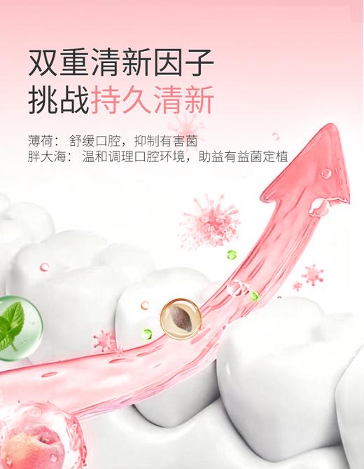 口香益生菌微泡片压片糖果（白桃乌龙味）（0.85gx21片/瓶） 商品图7