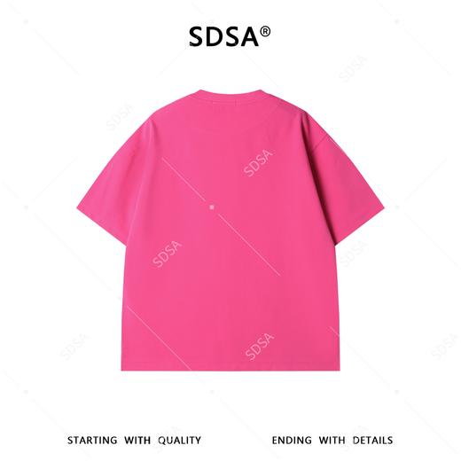 26T68SDSA男装2026新款潮牌多巴胺风短袖t恤彩珠喷绘宽松半袖上衣 商品图5