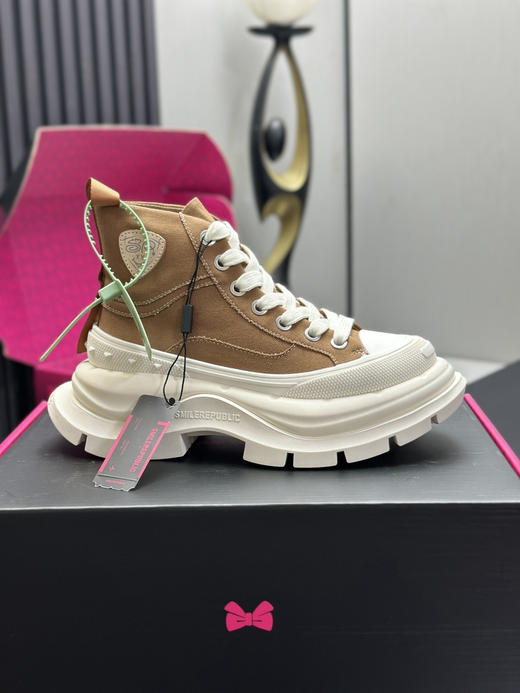 春季特惠💰450 新款厚底高帮 # SMILEREPUBLIC 厚底帆布鞋系列 商品图8