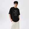 F030433字母印花款新品时尚复古圆领亲肤透气男女同款套头短袖T恤 商品缩略图11