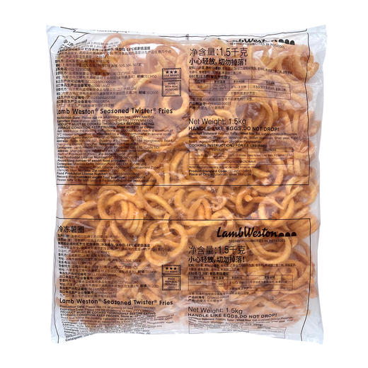 蓝威斯顿冷冻薯圈卷卷薯扭扭薯条西餐厅商用油炸小吃半成品J0010 商品图8