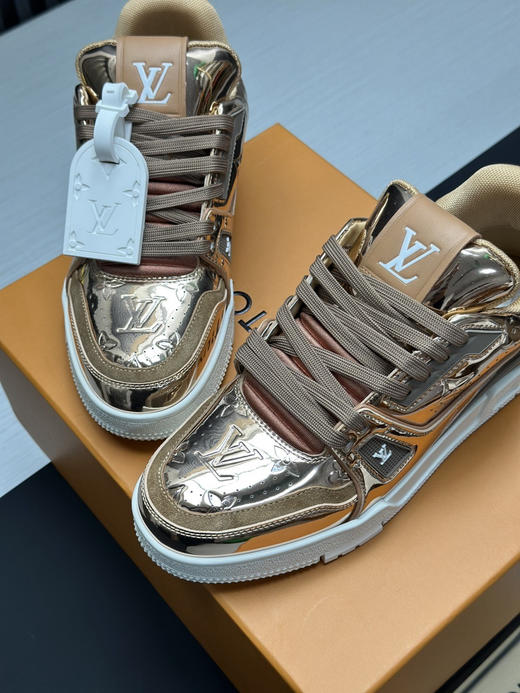 春季特惠💰650 LV 公司级 # 驴牌 Trainer 低帮休闲板鞋 商品图4