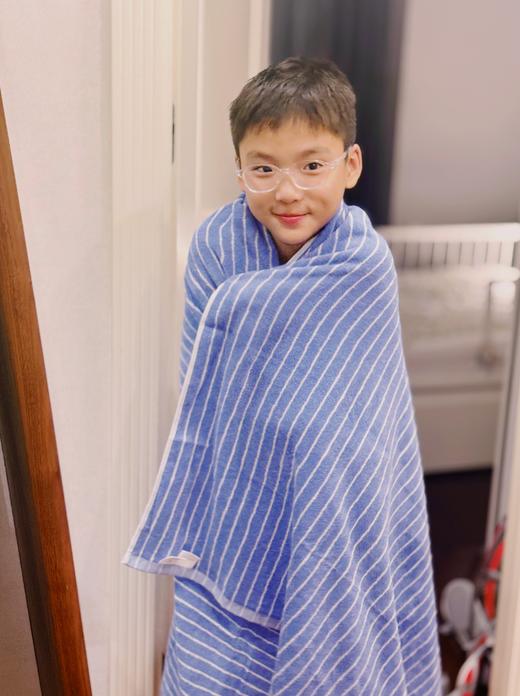 「条纹」RIGURGITO 40支丝柔纺条纹毛巾浴巾 单条/组合装  Ehand 商品图0