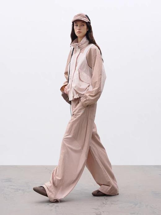 半圆/C65210008/拼接连帽抽绳外套 商品图3