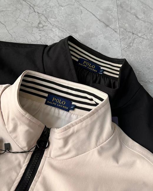 F030402简约大气男女胸前刺绣logo休闲立领有型显瘦夹克外套 商品图4