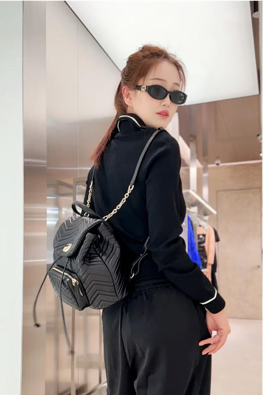 古驰金属拉链立领长袖开衫外套 商品图5