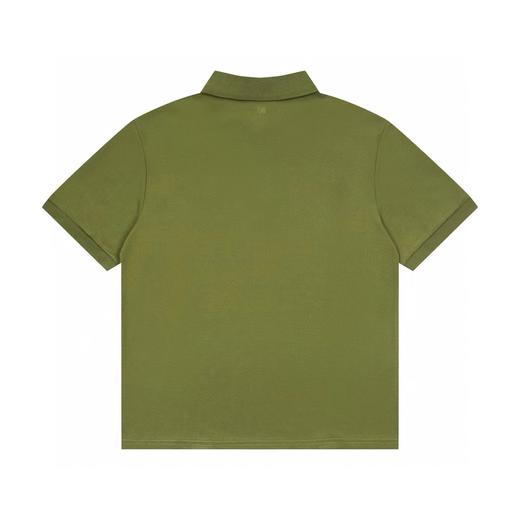 F030423黑色小爱心刺绣高品质珠光舒适百搭情侣翻领短袖polo衫 商品图6